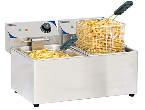 Casselin CFE82 - Elektro-Fritteuse 2 x 8 Liter von Casselin