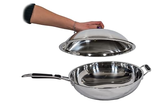 Casselin Wok mit Deckel, 36 cm, CW36 von Casselin