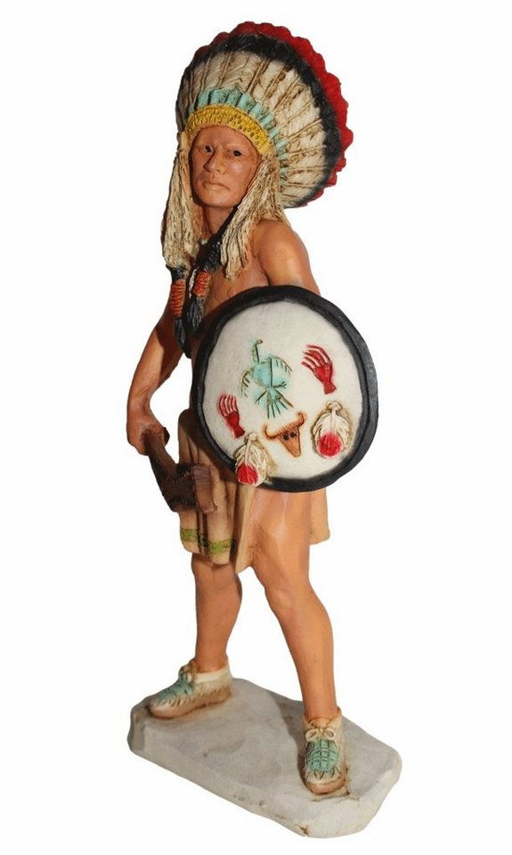 Castagna Dekofigur Native American Deko Figur Rain in the Face H 18 cm Castagna von Castagna