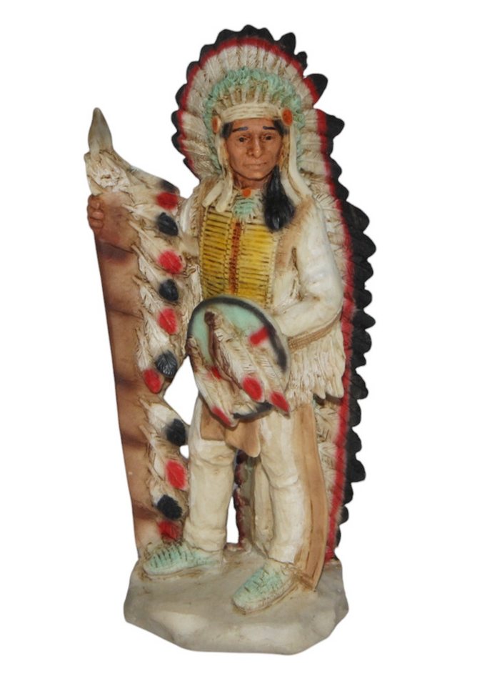 Castagna Dekofigur Native American Deko Figur Häuptling Red Cloud H 17 cm Castagna von Castagna