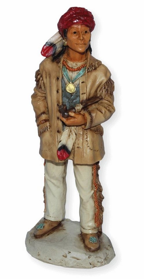 Castagna Dekofigur Native American Deko Figur Sequoyah Erfinder H 16 cm Castagna von Castagna