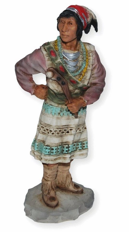 Castagna Dekofigur Native American Figur Osceola Anführer Krieger Deko Skulptur H 17 cm von Castagna