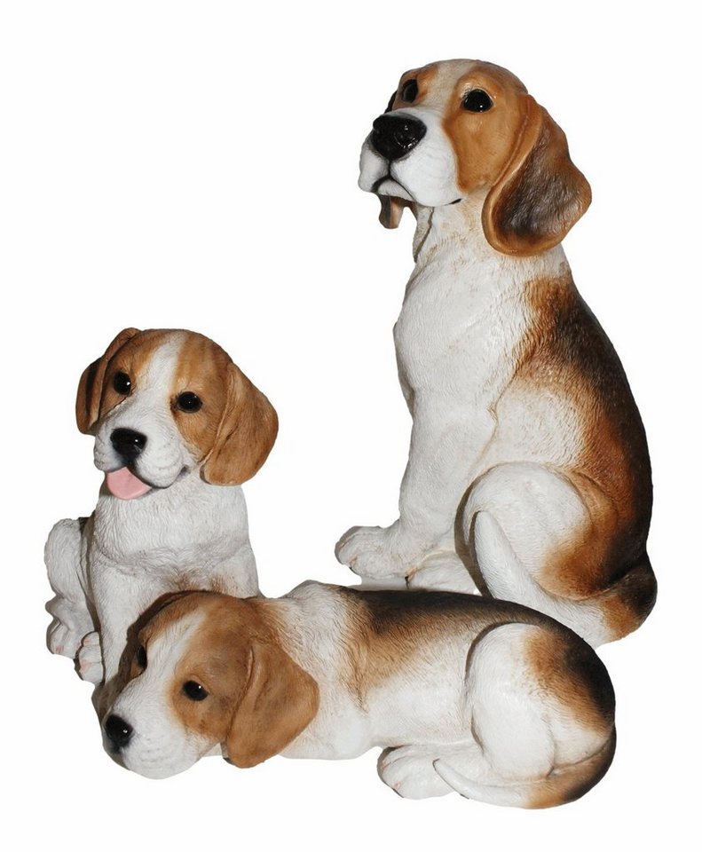 Castagna Tierfigur Deko Figuren britische Beagle Kollektion Castagna aus Resin H 20-31 cm von Castagna