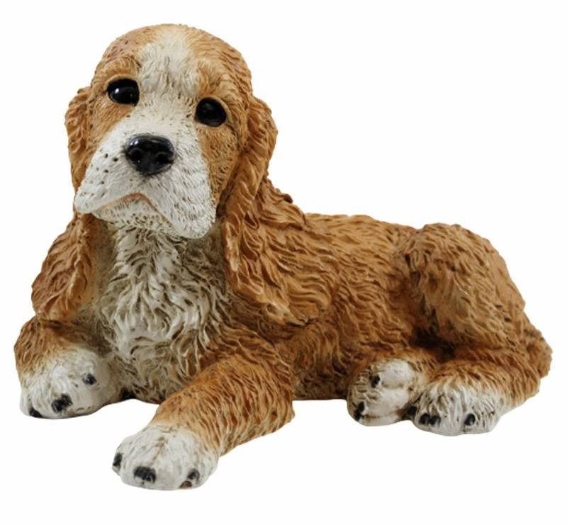 Castagna Tierfigur Dekofigur Hund Cocker Spaniel Welpe Kollektion Castagna H 16 cm von Castagna