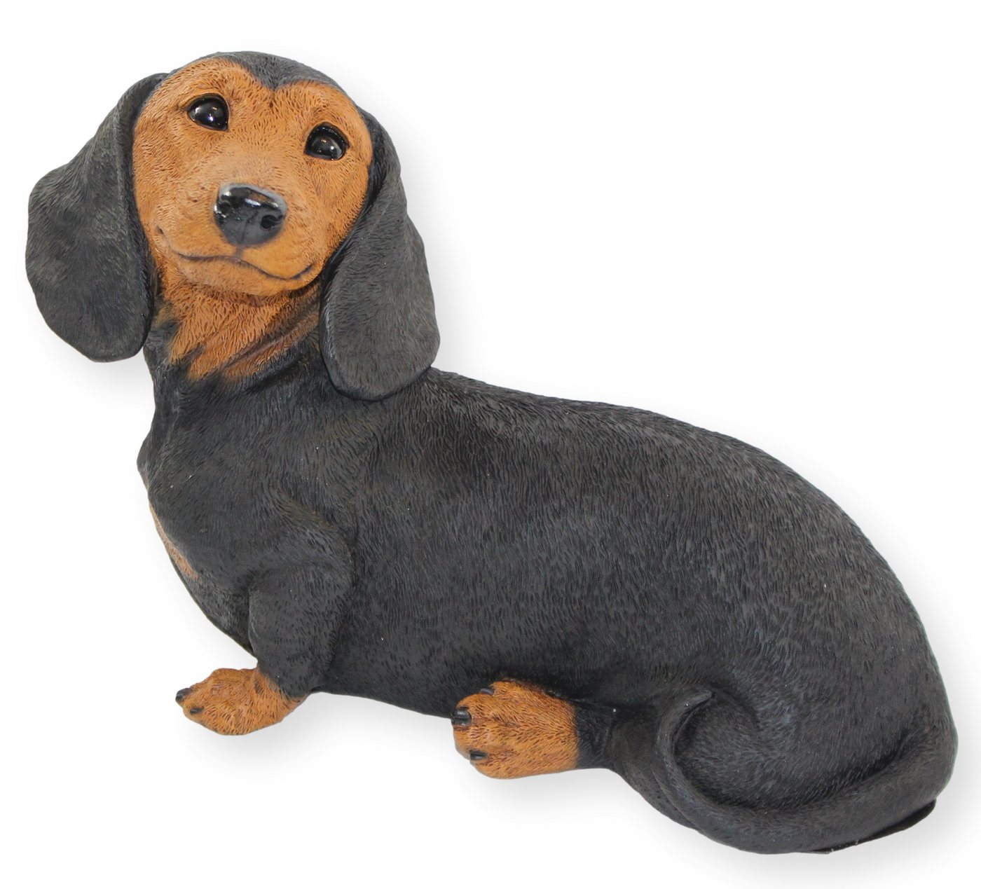 Castagna Tierfigur Dekofigur Hund Dackel Dachshund Kollektion Castagna aus Resin H 20 cm von Castagna