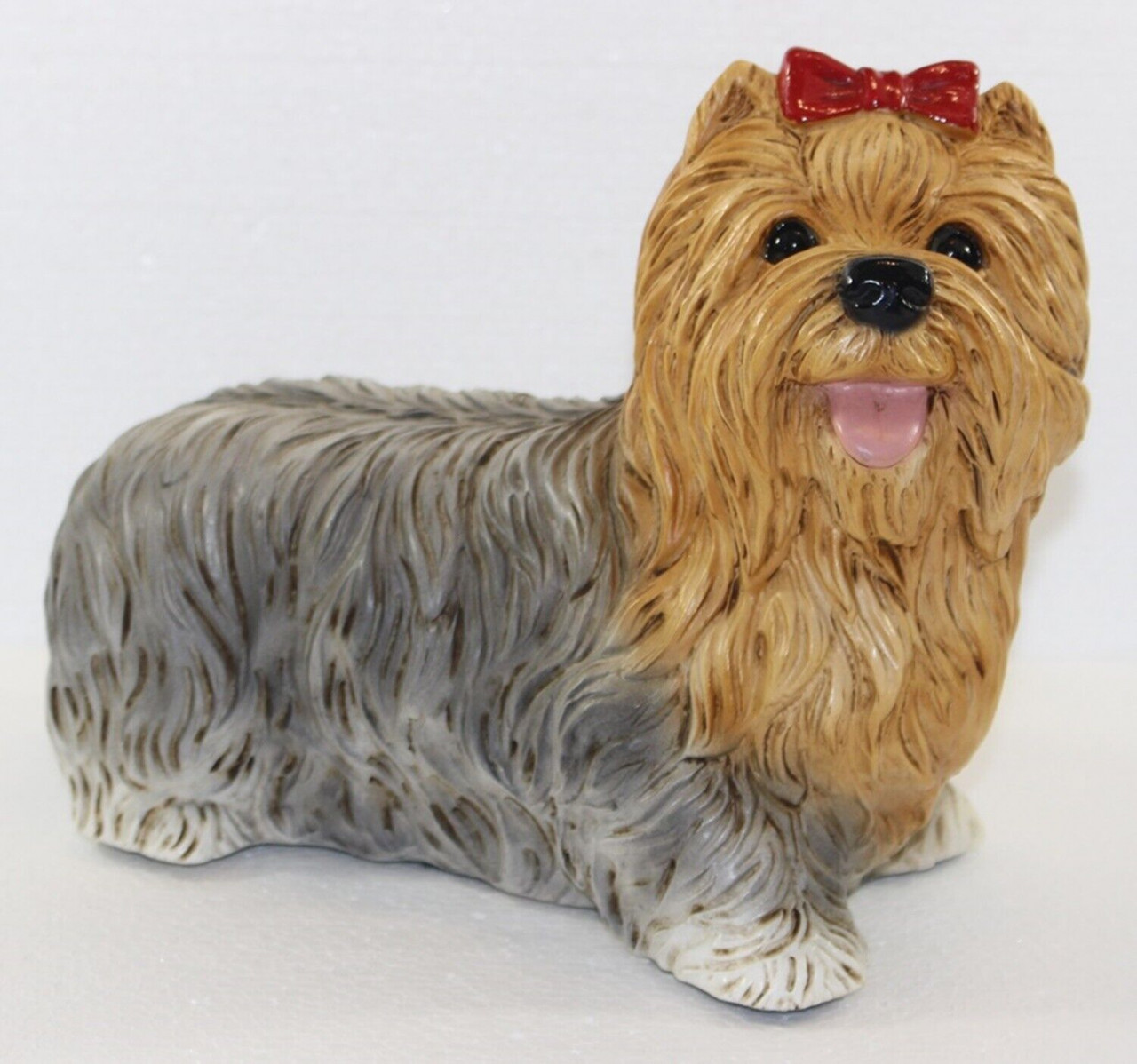 Deko Figur Yorkshire Terrier Welpe Hundefigur stehend Kollektion Castagna aus Resin Höhe 20 cm von Castagna