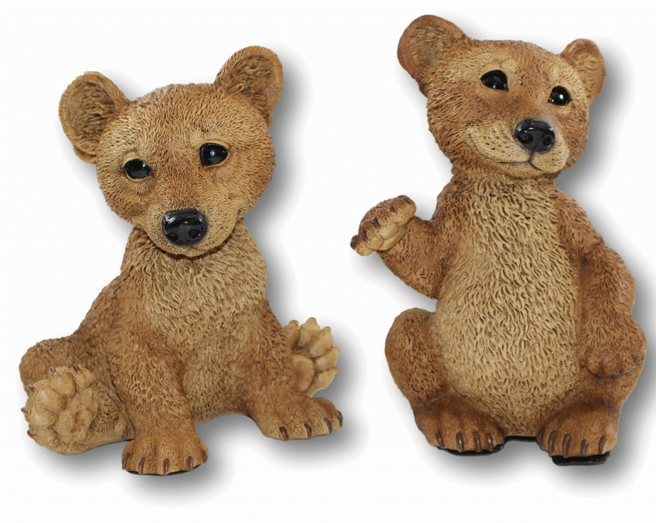 Dekofigur Sammler Tierfigur Bärfigur junge Bären 2-er Satz Kollektion Castagna aus Resin H 22-24 cm von Castagna