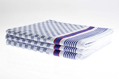 Castejo CA052 10er Pack Grubentuch aus 100% Baumwolle ca. 45x90cm, blau/kariert, Trockentücher, Geschirrtücher Castejo CA052 10er Pack Grubentuch aus 100% Baumwolle ca. 45x90cm, blau/kariert, Trockentücher, Geschirrtücher von Castejo