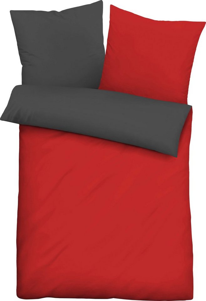 Castell - Markenbettwäsche Wendebettwäsche Uni-Microfaser-Satin in Gr. 135x200 oder 155x220 cm, Microfaser-Satin, 2 teilig, pflegeleichte Bettwäsche mit Reißverschluss, Bettwäsche mit Wendeoptik Castell - Markenbettwäsche Wendebettwäsche Uni-Microfaser-Satin in Gr. 135x200 oder 155x220 cm, Microfaser-Satin, 2 teilig, pflegeleichte Bettwäsche mit Reißverschluss, Bettwäsche mit Wendeoptik von Castell - Markenbettwäsche