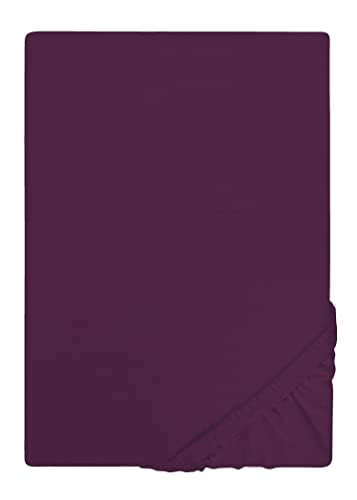 Traumhaft Schlafen - Castell - Markenbettwäsche 0077113 Spannbetttuch Jersey Stretch 1x 140x200 cm - 160x200 cm, dunkelviolett Traumhaft Schlafen - Castell - Markenbettwäsche 0077113 Spannbetttuch Jersey Stretch 1x 140x200 cm - 160x200 cm, dunkelviolett von Traumhaft schlafen - Castell - Markenbettwäsche