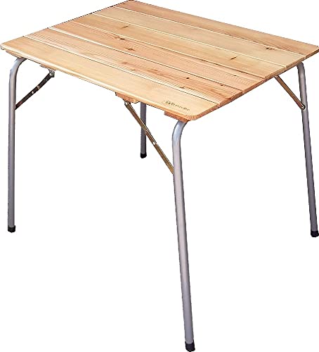 CASTELMERLINO 46 Klapptisch Camper Lärche 80 x 60 cm mit Tasche Nylon von CASTELMERLINO