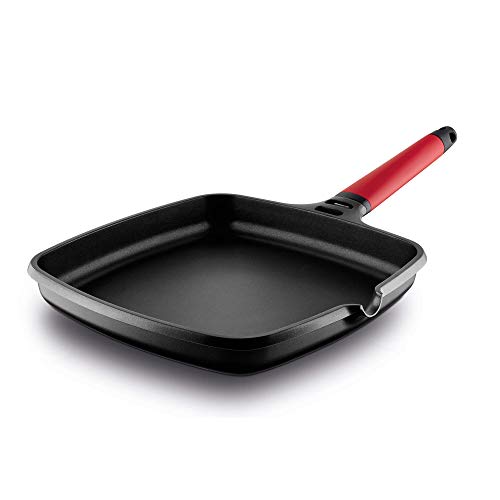 ASADOR INDUCTION CON MANGO DESMONTABLE ROJO 22 x 22 CM von Castey