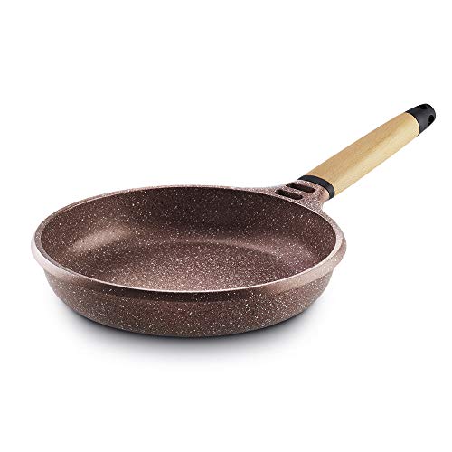 SARTEN INDUCTION TERRACOTA 28 CM MANGO CEDRO von Castey