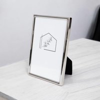 Bilderrahmen | Fine Metal Metall Silber Elegant Und Schlicht Silver Bilder Fotorahmen 10, 5x15, 5 cm von CastilloWallArt