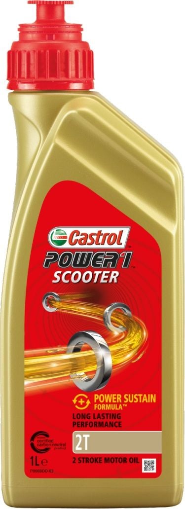 Castrol 2-Takt Motoröl Power 1 Scooter 2T 1L von Castrol