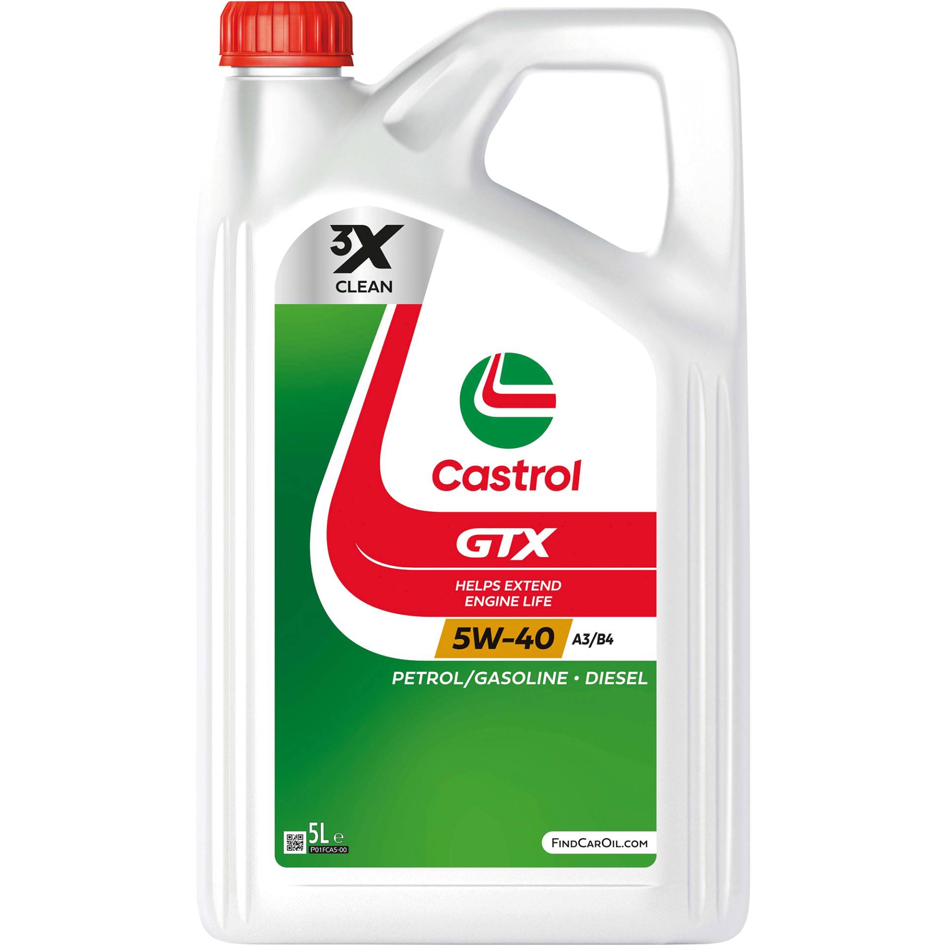 Castrol Motorenöl 'GTX 5W-40 A3/B4' 5 l von Castrol