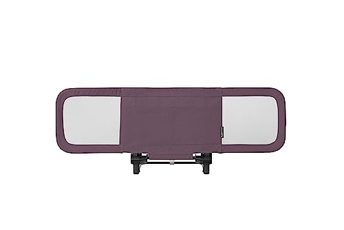 Casualplay Safe Night Tragbares Bettgitter mit seitlichem Zusammenklappen, ausziehbar bis 120 cm, Malve von Casualplay