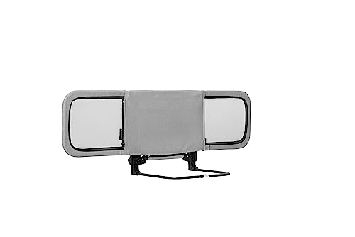 Casualplay Safe Night Tragbares Bettgitter mit seitlichem Zusammenklappen, ausziehbar bis 120 cm, Grau von Casualplay