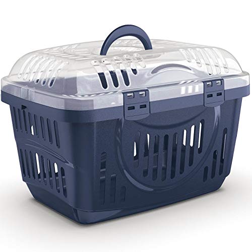 Cat Centre Transportbox Katze Open Top Katzentransportbox Katzenkorb Katzenbox Transportbehälter Grau 49 x 34 x 32 cm Cat Centre Transportbox Katze Open Top Katzentransportbox Katzenkorb Katzenbox Transportbehälter Grau 49 x 34 x 32 cm von Cat Centre