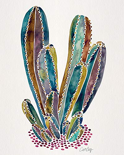 Cat Coquillette "Cactus Cluster, 40 x 50 cm, Leinwanddruck Mehrfarbig von Cat Coquillette