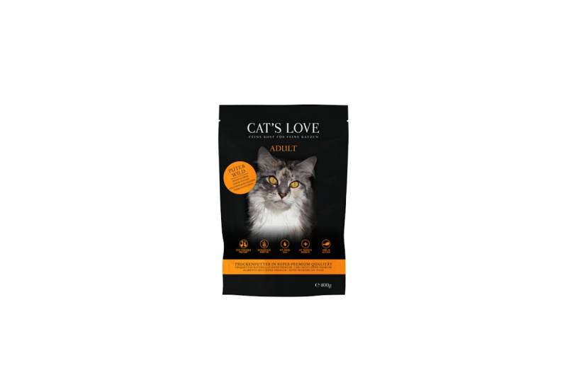 Cat's Love Adult Pute und Wild 400 Gramm Katzentrockenfutter von Cat's Love