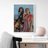 Kehlani & Jhene Aiko Poster Wanddekoration Wohndekoration Kunst Poster Rahmenlos von CatKittyStore