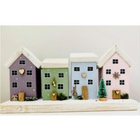 Holzhäuschen Weihnachten - Miniaturhäuser Aus Holz, Winterliche Weihnachtsdeko & Advent Deko Holzhäuschen Weihnachten - Miniaturhäuser Aus Holz, Winterliche Weihnachtsdeko & Advent Deko von CatVanCrafts