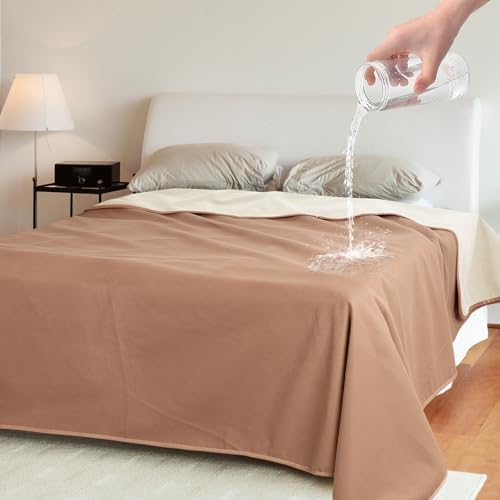 Catalonia Classy wasserdichte Decke, Wasserdicht Hundedecke Waschbar Sofaschutz Couch Überwurf, Wasserdicht Liebesdecke Kuscheldecke Schutzdecke Tagesdecke,152 x 127cm von Catalonia Classy