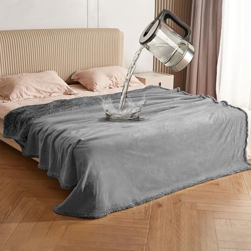Catalonia Classy wasserdichte Decke, Wasserdicht Hundedecke Waschbar Sofaschutz Couch Überwurf, Wasserdicht Liebesdecke Flauschig Kuscheldecke Bettschutz Tagesdecke,203 x 152cm von Catalonia Classy