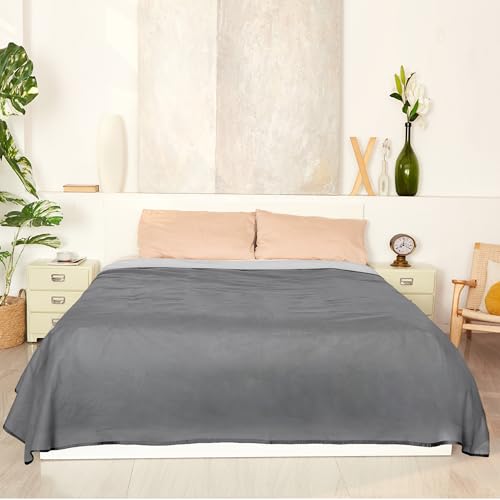 Catalonia Classy wasserdichte Decke für Bett Intimität, Liebesdecke Wasserdicht, Paar Decke für Erwachsene, Wasserdicht Antifouling Inkontinenz-Decke (Queen/3XL 260x244cm, Grau) von Catalonia Classy