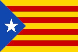 Q&J Flagge Katalonien Unabhängigkeit - Messungen 150 x 230 cm. - 100% Polyester von Guoml
