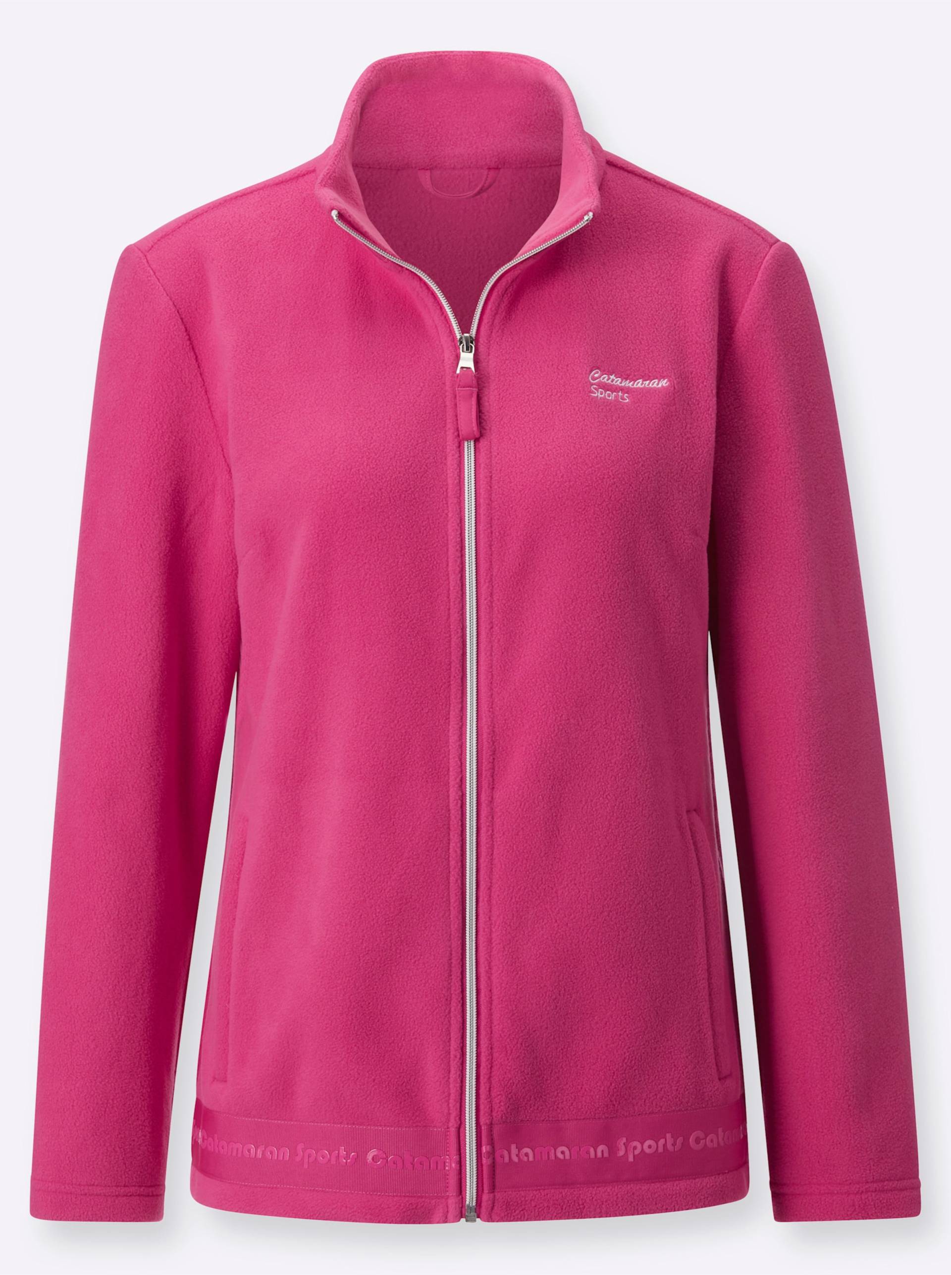 Fleece-Jacke in fuchsia von Catamaran Sports von Catamaran Sports