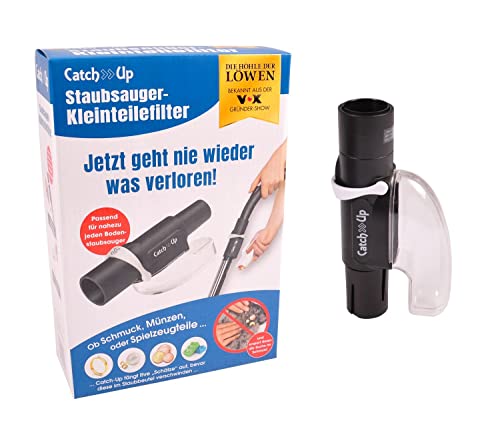 Catch Up Staubsauger - Kleinteilefilter | Bekannt aus "Die Höhle der Löwen 2018" | inkl. 2 Adapter, passend für Staubsauger-Rohre von 31-35 mm von DS Produkte