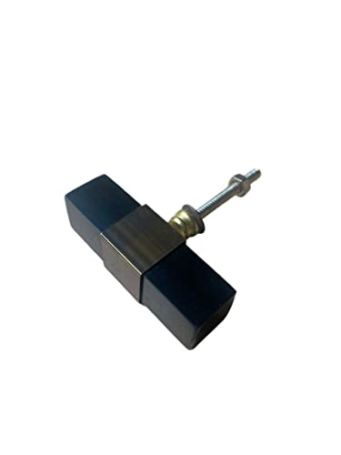 Catchii Doorknob T-bar stone black von Catchii
