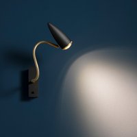 Catellani & Smith CicloItalia Flex W1 Wandleuchte schwarz / Messing Catellani & Smith CicloItalia Flex W1 Wandleuchte schwarz / Messing von Catellani & Smith