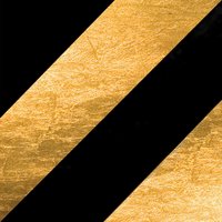 Catellani & Smith Lederam Manta CWS1 Wand- / Deckenleuchte schwarz/Gold, Stange: schwarz, Scheibe: Gold von Catellani & Smith