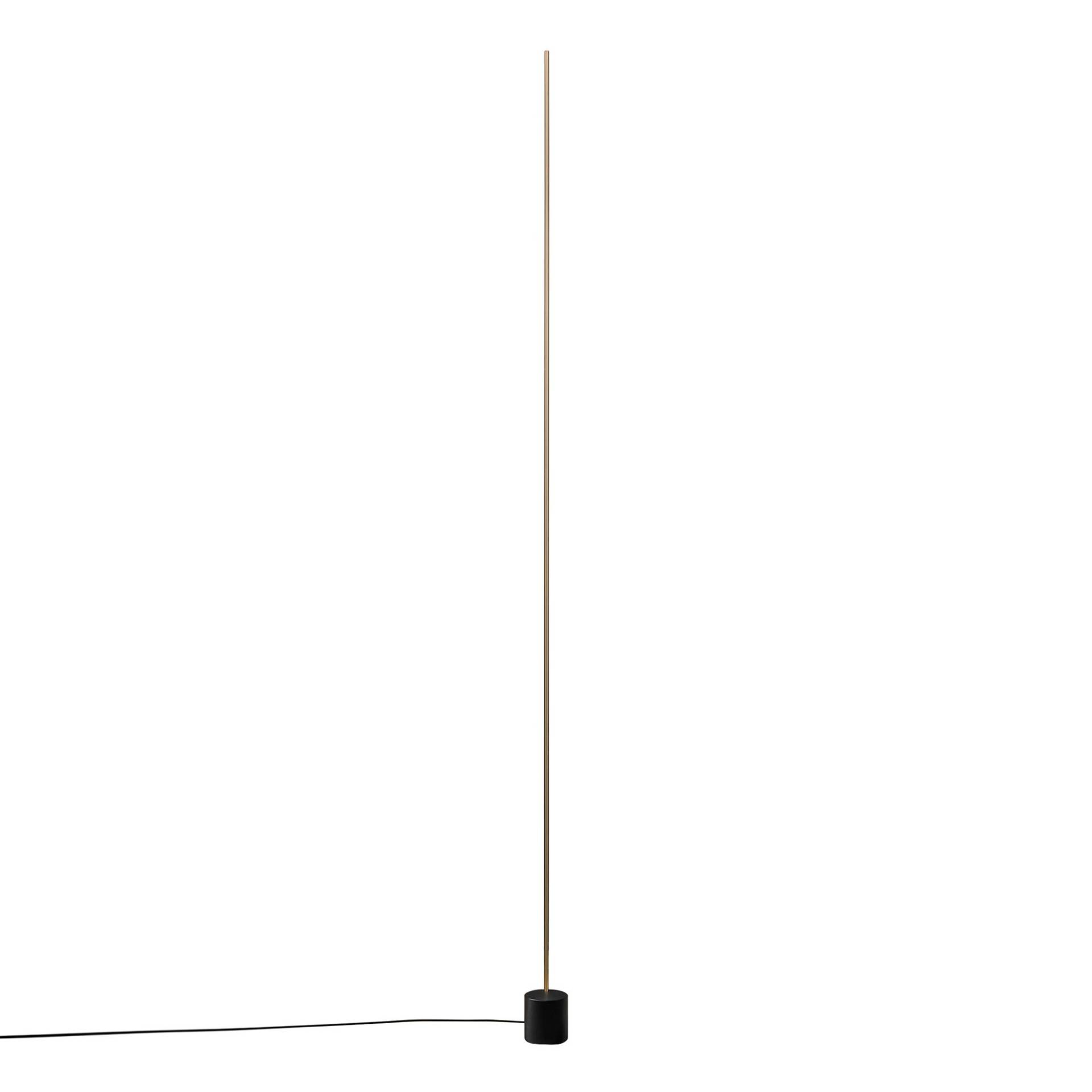 Catellani & Smith - Light Stick F LED Stehleuchte - satin gold/H 183cm/Fußdimmer/LED 10x1W/350mA/110-240V/1400lm/2700K/CRI80 von Catellani & Smith