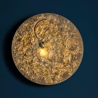 Catellani & Smith Luna Piena 80 / 120 LED Wand- / Deckenleuchte Ø: 120 cm, Gold von Catellani & Smith