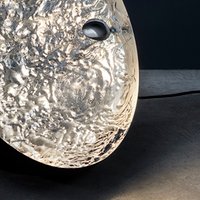 Catellani & Smith Stchu-Moon 01 Bodenleuchte Ø: 60 cm, schwarz / Silber von Catellani & Smith