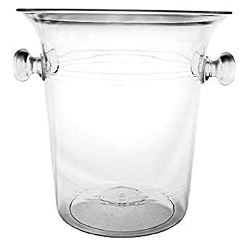Champagnerkübel aus Acryl, stilvoller Eiskübel zum Kühlen und Präsentieren von Weinen, Maße: 210 (H) x 210 (B) x 210 (T) mm von Catering Store Direct Ltd