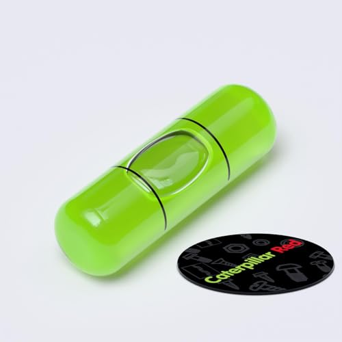 Ersatz Wasserwaage, Glaslibelle, Wasserwaage mit Blase, Röhrenlibellen, Zylinderlibelle, selbstjustierende Empfindlichkeit, grün, 25 x 8mm Ersatz Wasserwaage, Glaslibelle, Wasserwaage mit Blase, Röhrenlibellen, Zylinderlibelle, selbstjustierende Empfindlichkeit, grün, 25 x 8mm von Caterpillar Red