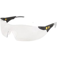 CAT rahmenlose Schutzbrille "Dozer" aus PVC mit Gummi klares Glas von Caterpillar