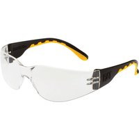 CAT rahmenlose Schutzbrille "Track" aus PVC mit Gummi klares Glas von Caterpillar
