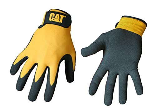 CAT CAT017416 Gartenhandschuhe Schwarz, Gelb Nitril, Nylon 1 Stück(e) von CAT