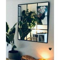 Industrial Style Bleispiegel Handgefertigt Von Catfish Glass 50x50cm 20x20 Zoll Industrial Style Bleispiegel Handgefertigt Von Catfish Glass 50x50cm 20x20 Zoll von Catfishglass