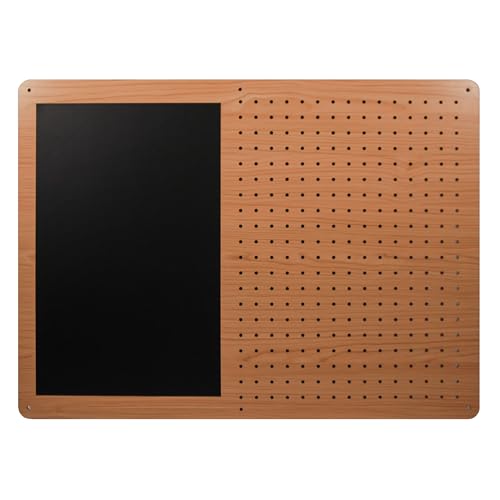 Cathedral Products Kombination aus Stecktafel und Kreidetafel mit 12 Haken, Holzoptik, 75 x 55 cm Cathedral Products Kombination aus Stecktafel und Kreidetafel mit 12 Haken, Holzoptik, 75 x 55 cm von Cathedral