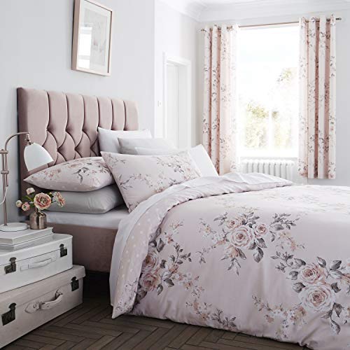 Catherine Lanfield Bettwäsche Canterbury Blush 135X200+80X80, Pink, Twin von Catherine Lansfield