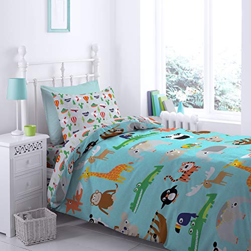 Catherine Lansfield Animal Adventures Bettwäsche 135X200+80X80 von Catherine Lansfield