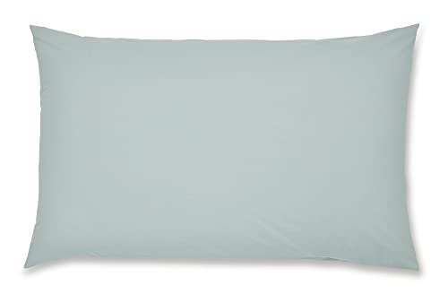 Catherine Lansfield Bügelleichter Perkal, 1, Enteneiblau, Polycotton, Blaugrau (Duckegg), Kissenbezug-Paar von Catherine Lansfield