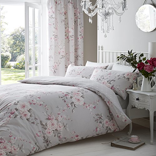 Catherine Lansfield Canterbury Bettbezug + Kissenbezug para cama de 105 cm von Catherine Lansfield